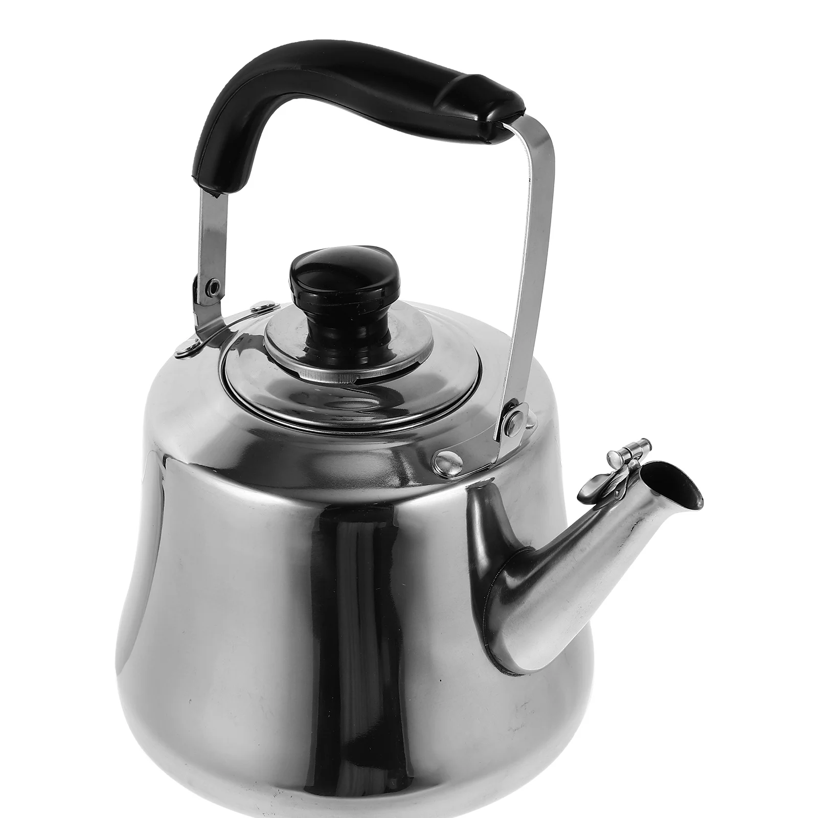 1pc Stainless Steel Tea Kettle with Handle Whistling Teapot for Stove Induction Cooker Heat Insulating Leak Pots
1pc Stainless Steel Tea Kettle with Handle Whistling Teapot for Stove Induction Cooker Heat Insulating Leak Pots