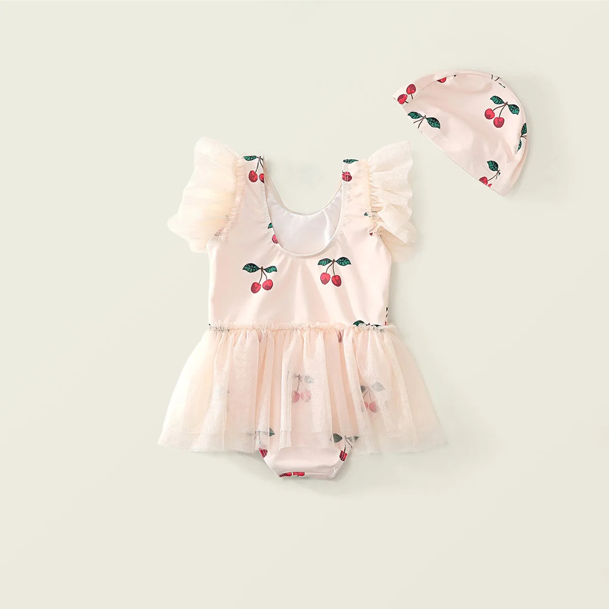 New Hot Girl's Cute Printed Little Flying Sleeve Swimsuit 2026 Summer Sweet Wind Mesh Jumpsuit with Hat
New Hot Girl's Cute Printed Little Flying Sleeve Swimsuit 2026 Summer Sweet Wind Mesh Jumpsuit with Hat