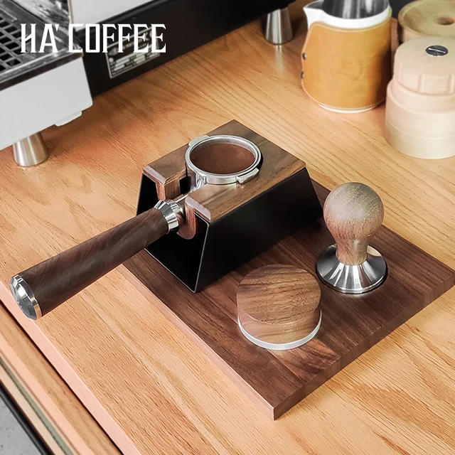 Wooden Coffee Filter Tamper Holder Solid Advanced Manual Coffee Tamper Rectangle Coffee Tamper Mat
Wooden Coffee Filter Tamper Holder Solid Advanced Manual Coffee Tamper Rectangle Coffee Tamper Mat