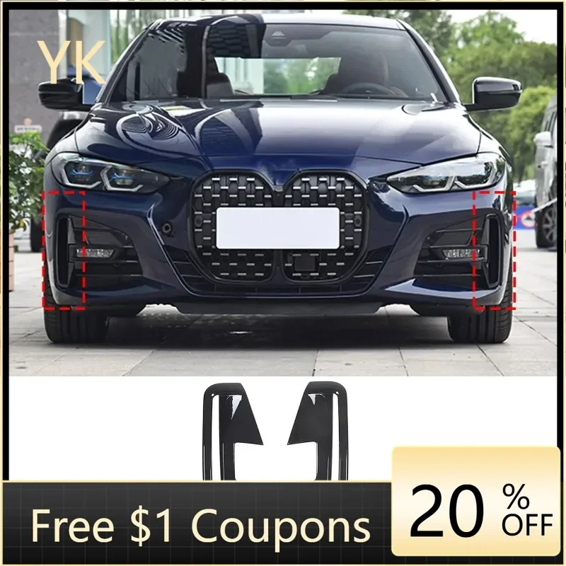 ABS Carbon Fiber Car Front Fog Light Frame Cover Trim Stickers Car Accessories For BMW 4 Series G22 G23 2021-2024
ABS Carbon Fiber Car Front Fog Light Frame Cover Trim Stickers Car Accessories For BMW 4 Series G22 G23 2021-2024