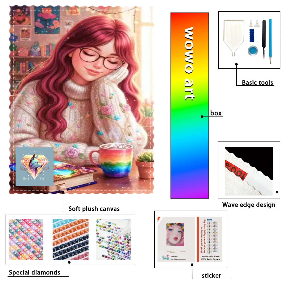 【Piu Diamond Art】Стразы Ensoñación Crystal AB, стразы FD, идеальные стразы из смолы
【Piu Diamond Art】Стразы Ensoñación Crystal AB, стразы FD, идеальные стразы из смолы