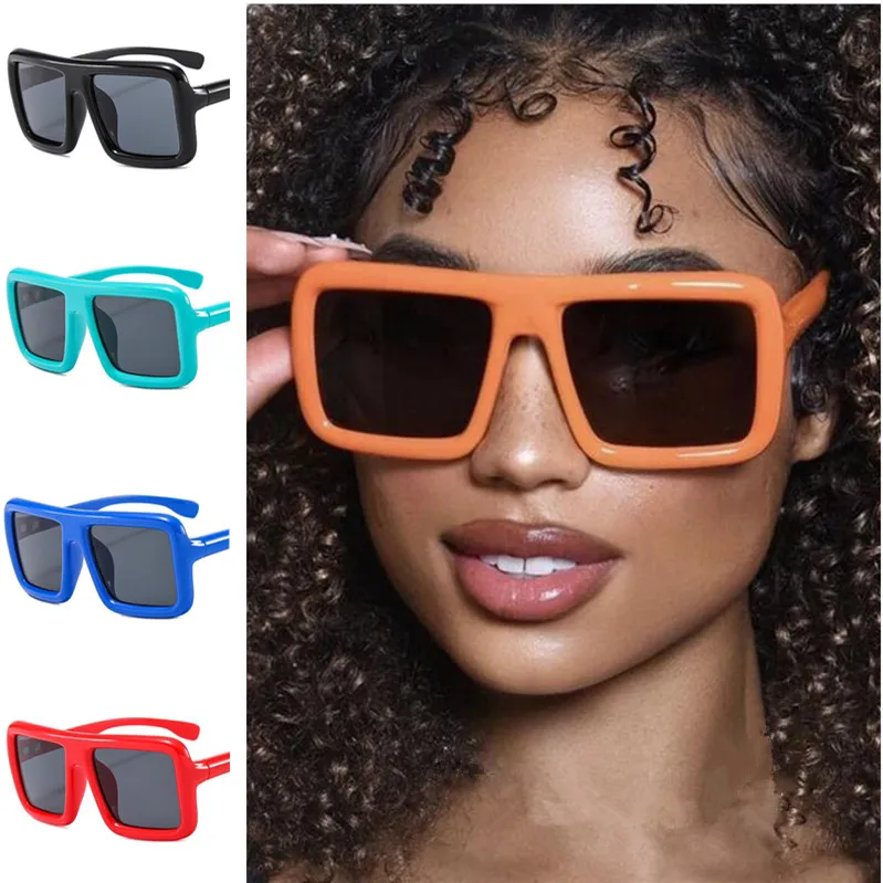 Fashion Sun Glasses Unisex Simplity Anti-UV Spectacles Square Eyeglasses Oversize Frame Ornamental Candy Color Sunglasses
Fashion Sun Glasses Unisex Simplity Anti-UV Spectacles Square Eyeglasses Oversize Frame Ornamental Candy Color Sunglasses