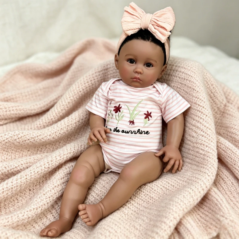 60cm Big Doll Julieata Silicon Reborn Toddler Doll Baby Doll Girl with Long Curly Black Hair
60cm Big Doll Julieata Silicon Reborn Toddler Doll Baby Doll Girl with Long Curly Black Hair