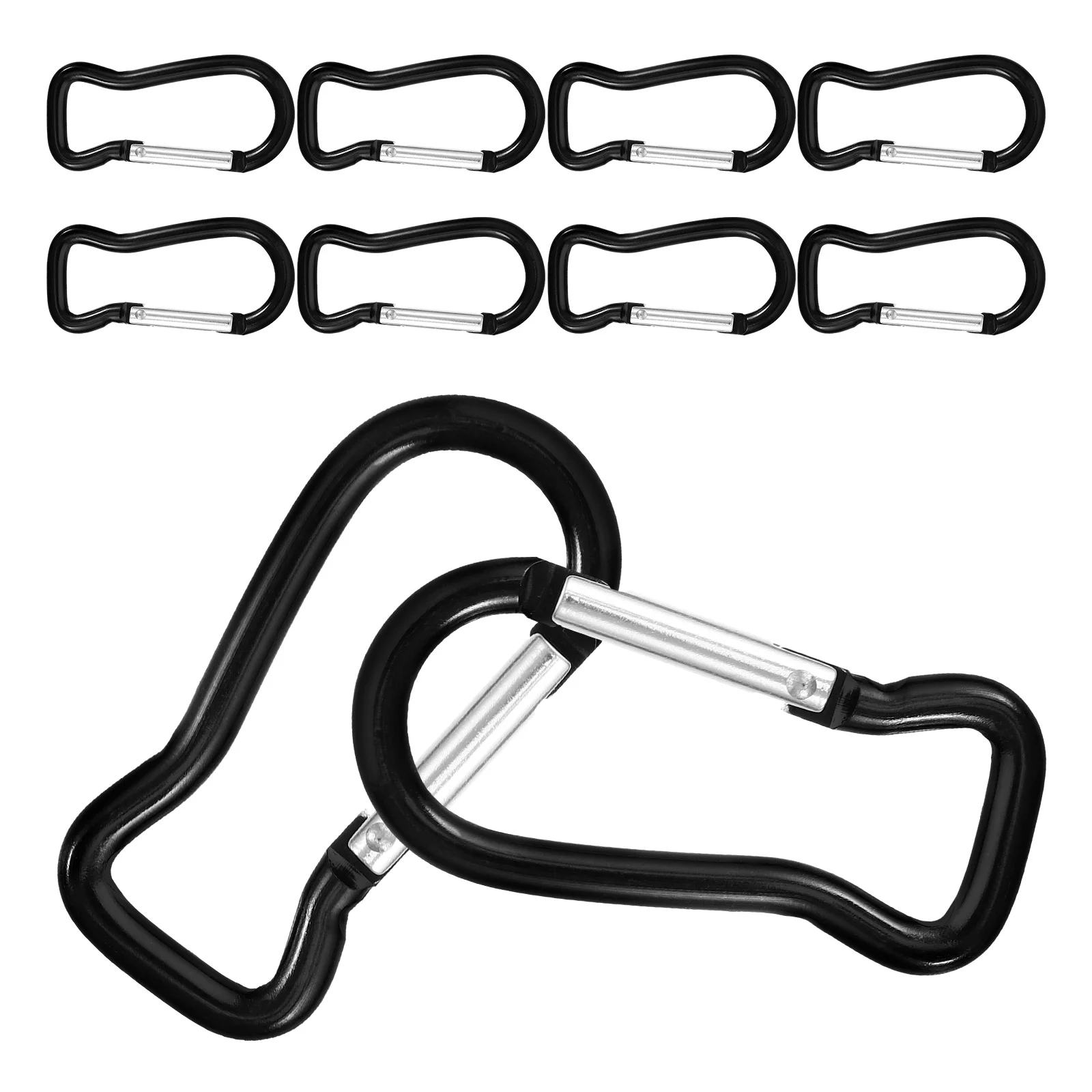 10pcs Carabiner Aluminum Mini Clip Buckle Metal Outdoor Tools Hiking Camping Gear Backpack Clips Climbing Accessories
10pcs Carabiner Aluminum Mini Clip Buckle Metal Outdoor Tools Hiking Camping Gear Backpack Clips Climbing Accessories