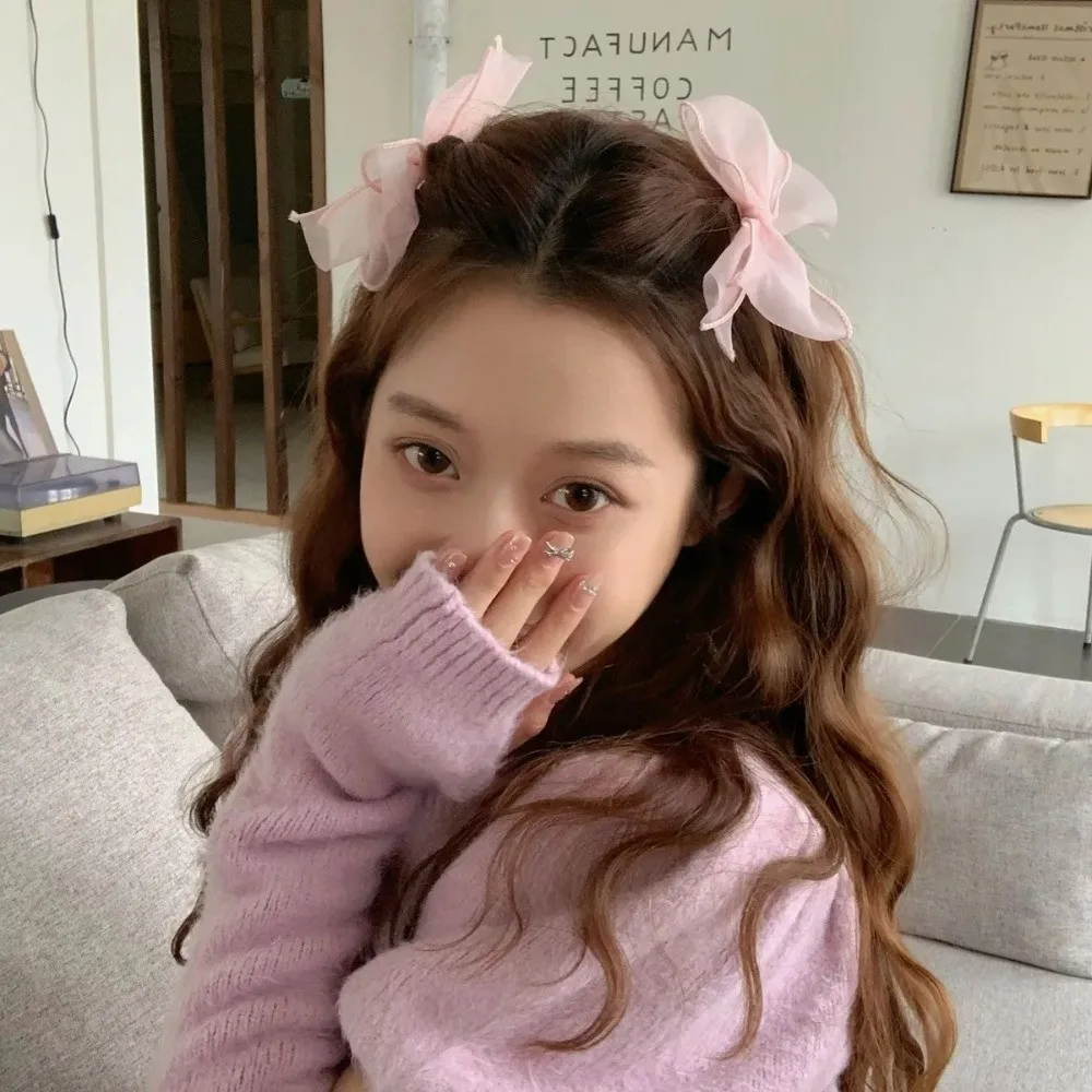6pcs White Lace Bow Hair Clip Set Long Ribbon Pure Desire Bowknot Hairpin Barrette Braided Korean Streamer Hair Accessories
6pcs White Lace Bow Hair Clip Set Long Ribbon Pure Desire Bowknot Hairpin Barrette Braided Korean Streamer Hair Accessories