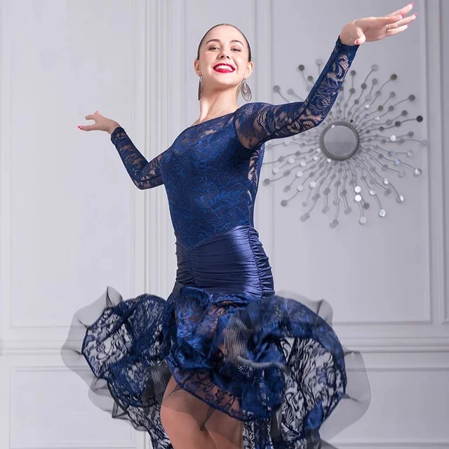 Modern Ballroom Dance Clothes Women Backless Lace Dress Tango Dance Wear Prom Waltz Performance Costume Adult Long Dress
Modern Ballroom Dance Clothes Women Backless Lace Dress Tango Dance Wear Prom Waltz Performance Costume Adult Long Dress