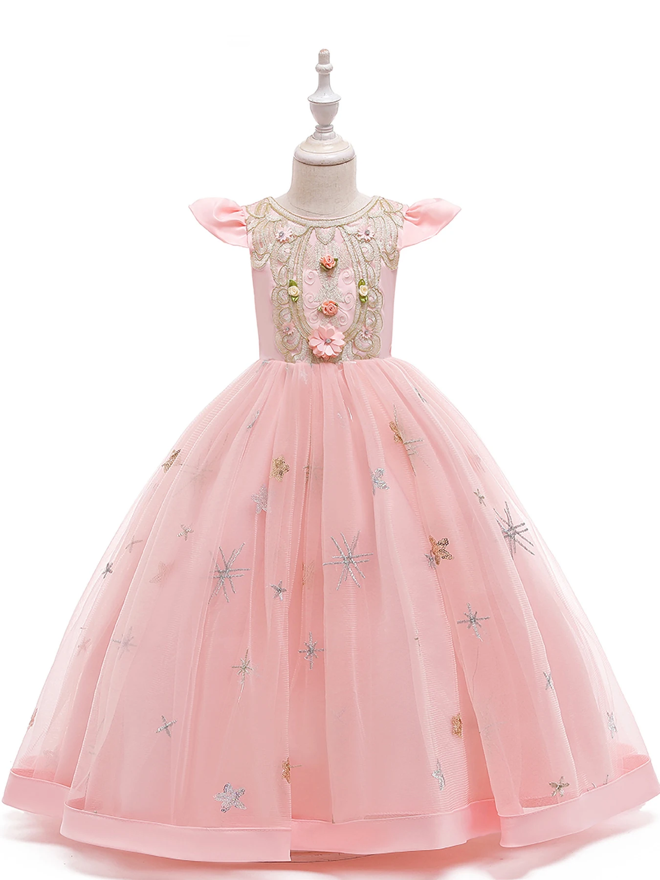 5708 Pink Flower Girl Formal Dress Long Princess Dress for Big Girls Children's Holiday Party Performance Elegant Girls Clothing
5708 Pink Flower Girl Formal Dress Long Princess Dress for Big Girls Children's Holiday Party Performance Elegant Girls Clothing