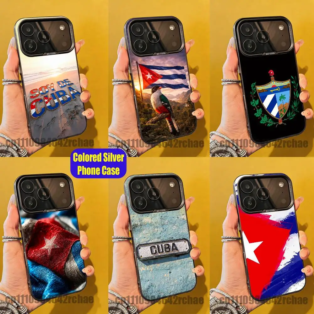 For Cuba national emblem Flag Phone Case iPhone 14,16,12,15,13,17,11,E,Pro,Max,Plus,Air,Mini Custom Color Silver Shell
For Cuba national emblem Flag Phone Case iPhone 14,16,12,15,13,17,11,E,Pro,Max,Plus,Air,Mini Custom Color Silver Shell