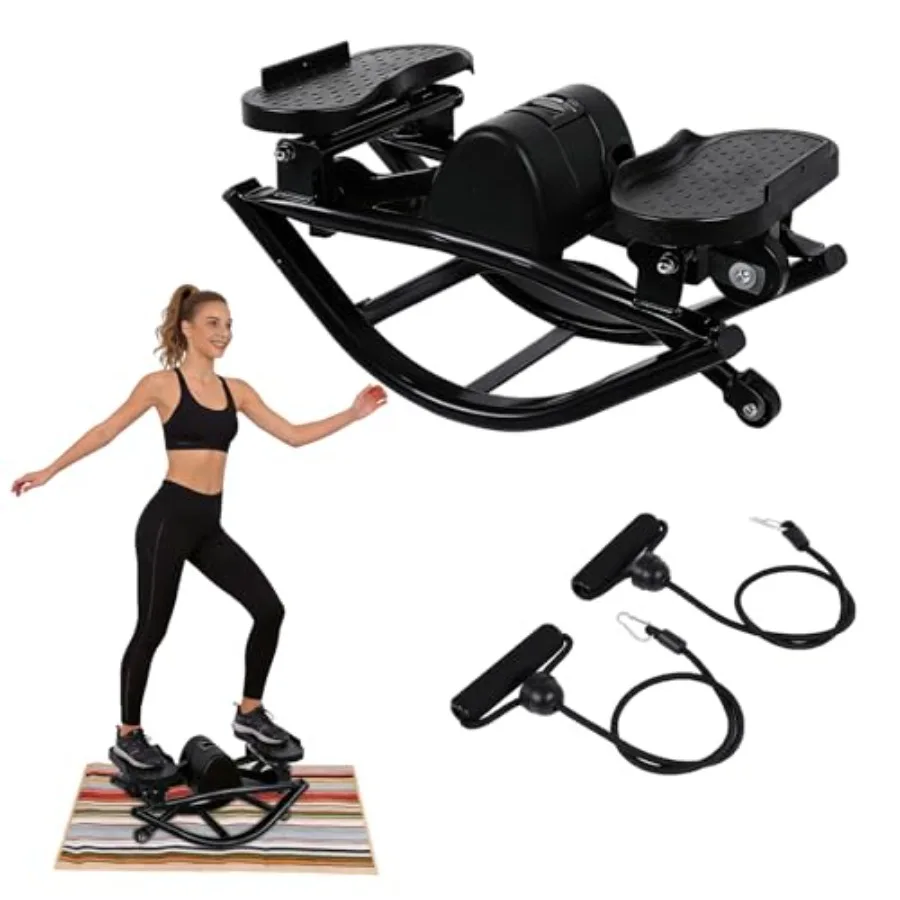 2026 Rock Stepper, Side to Side Rocking Exercise Stepper, Low-Impact Lateral Step Machine with Resistance Bands and Digital Cou
2026 Rock Stepper, Side to Side Rocking Exercise Stepper, Low-Impact Lateral Step Machine with Resistance Bands and Digital Cou