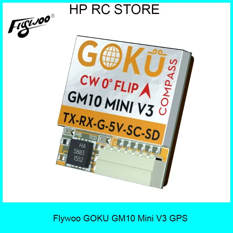 Модуль GPS-компаса Flywoo GOKU GM10 Mini V3 для FPV DIY
Модуль GPS-компаса Flywoo GOKU GM10 Mini V3 для FPV DIY