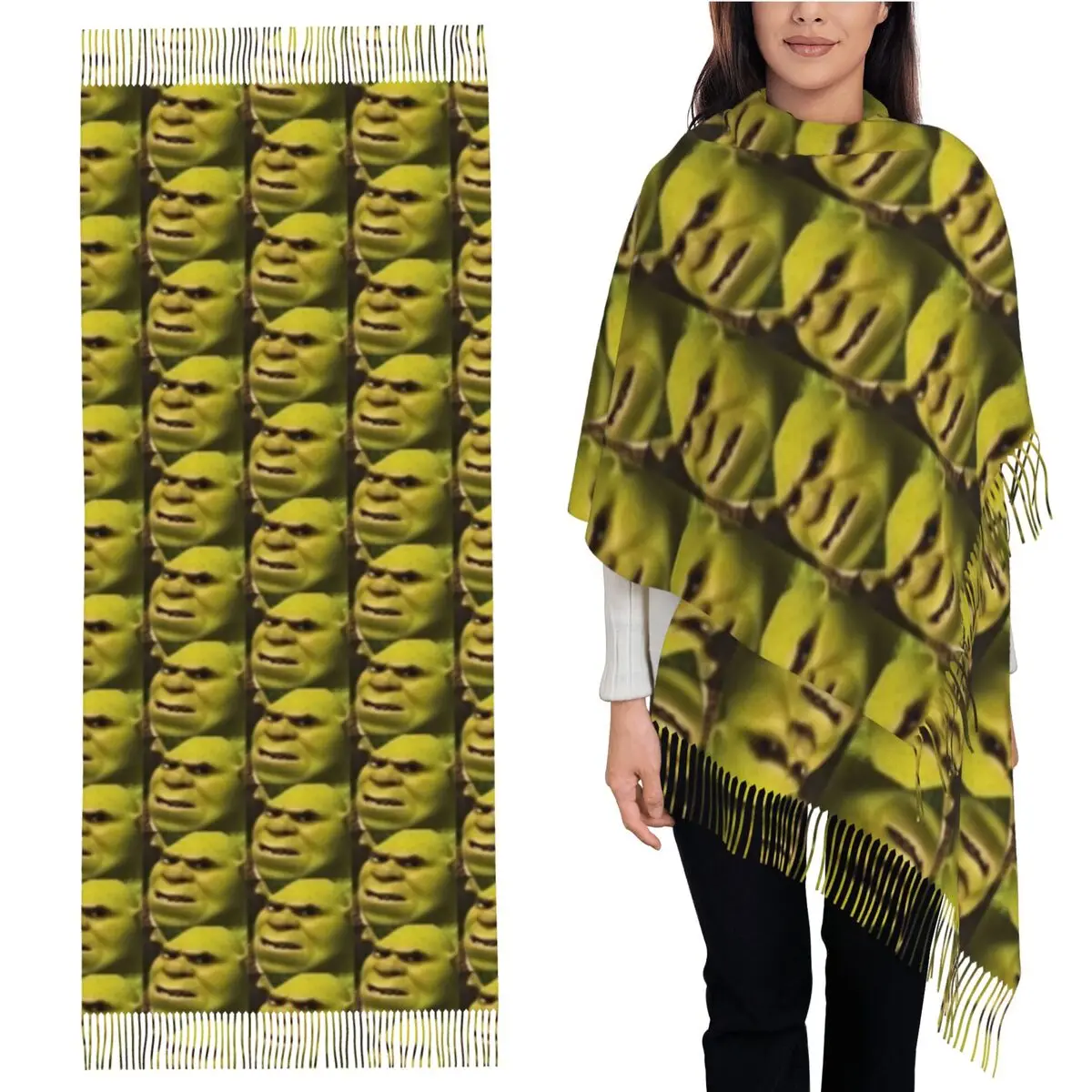 Shrek Ew Scarf Tassel Scarves for Women Soft Warm Shawls and Wraps Long Fall Winter Shawl Wrap
Shrek Ew Scarf Tassel Scarves for Women Soft Warm Shawls and Wraps Long Fall Winter Shawl Wrap