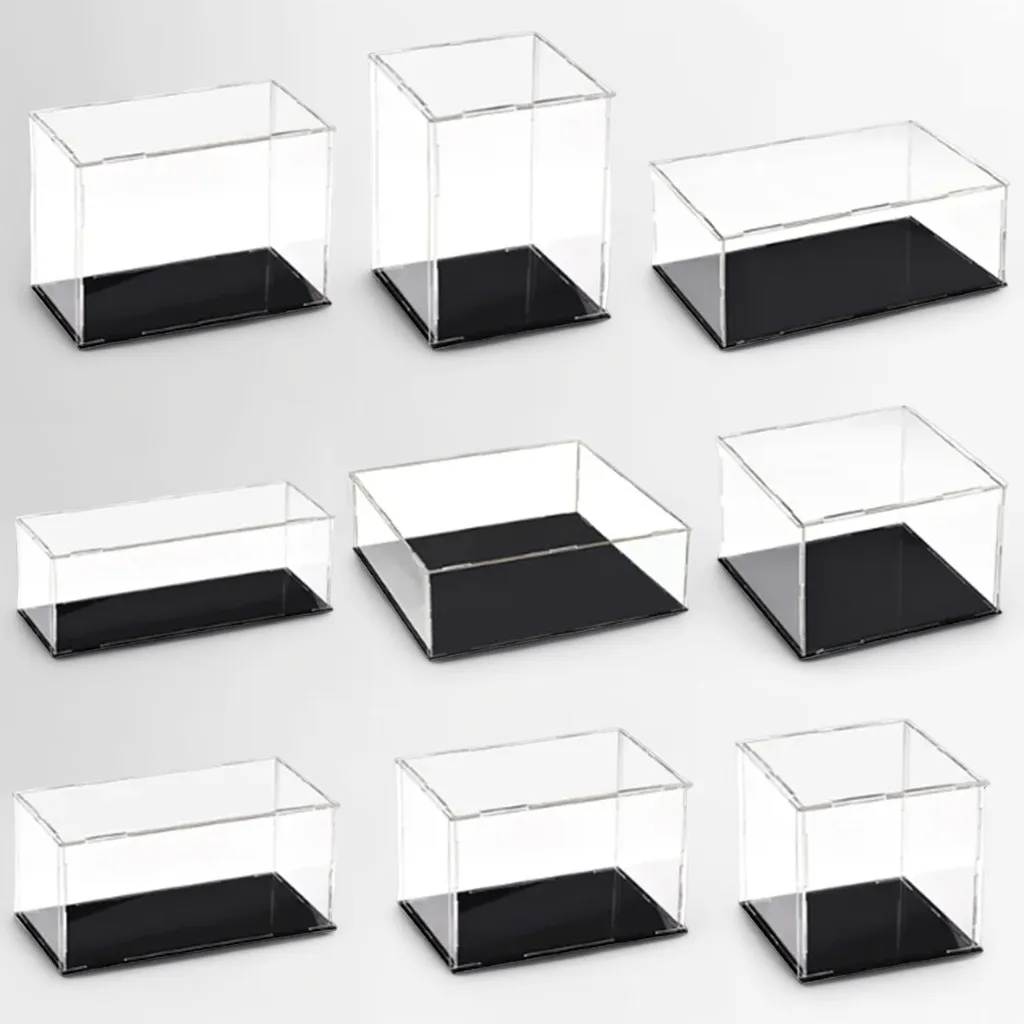 1pcs, black base acrylic display box, suitable for toy dolls, collectibles, and simple assembly dust-proof storage boxes
1pcs, black base acrylic display box, suitable for toy dolls, collectibles, and simple assembly dust-proof storage boxes