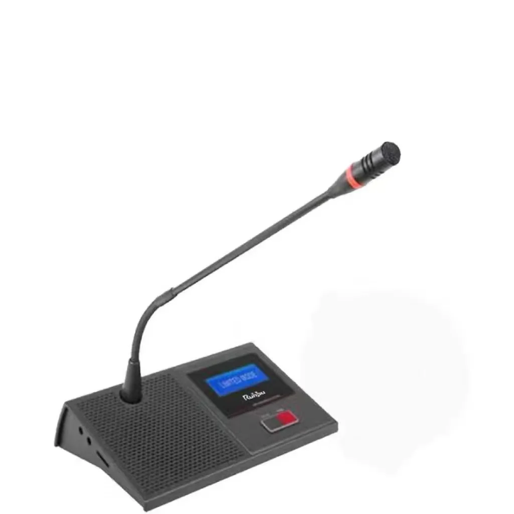USD162 Y8500 Chairman Unit Wired Hand in Hand Microphone 5G Discussion Voting Microphone Digital Conference System
USD162 Y8500 Chairman Unit Wired Hand in Hand Microphone 5G Discussion Voting Microphone Digital Conference System