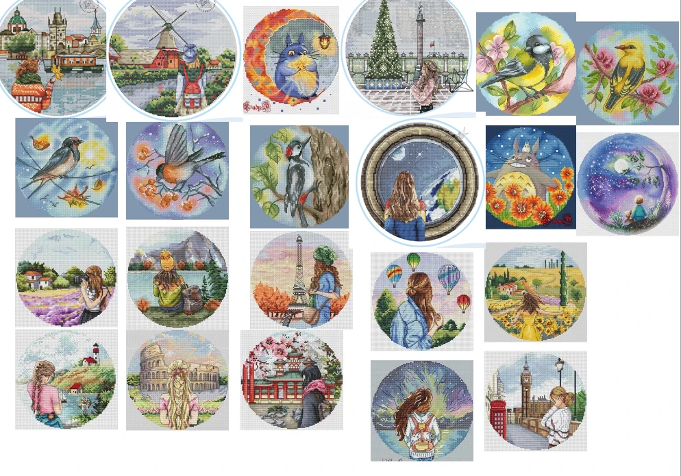 14/16/18/22/25/28 4,87 USD девчачьи дорожные узоры Счетный крест DIY китайские наборы для вышивки крестом наборы для рукоделия
14/16/18/22/25/28 4,87 USD девчачьи дорожные узоры Счетный крест DIY китайские наборы для вышивки крестом наборы для рукоделия