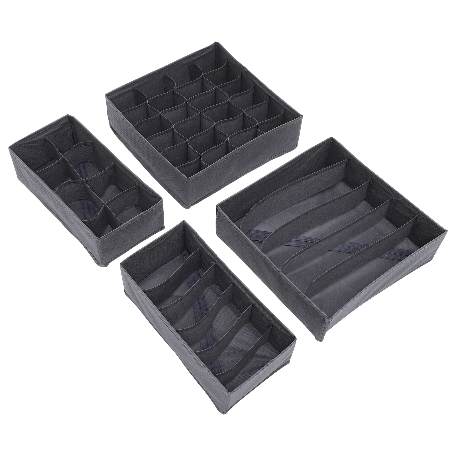 4 Pcs Storage Boxes Sock Organizers Non Woven Fabric Dresser Drawer Compartment Container Container For Underwear Household
4 Pcs Storage Boxes Sock Organizers Non Woven Fabric Dresser Drawer Compartment Container Container For Underwear Household