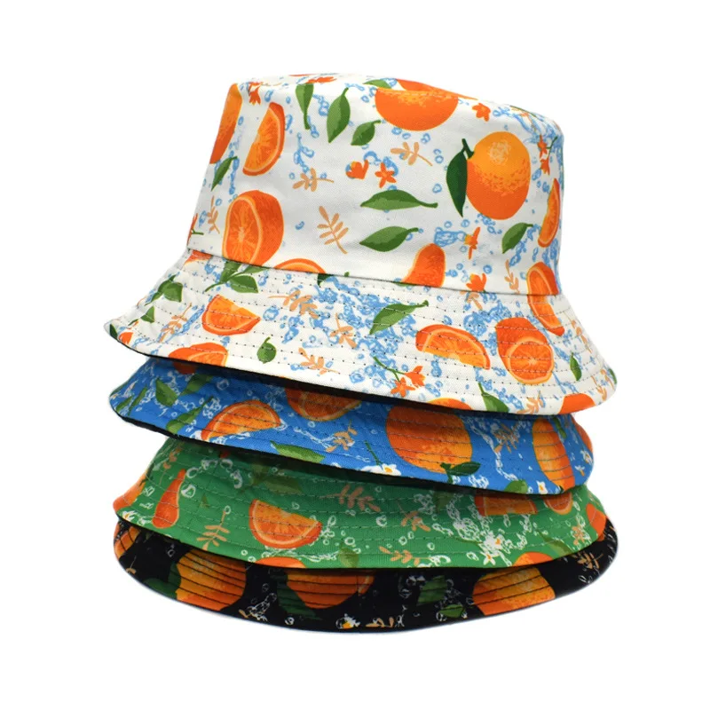 Summer New Fruit Print Bucket Hat Girls Fashion Hip Hop Sun Hat Men's Women's Bucket Hat
Summer New Fruit Print Bucket Hat Girls Fashion Hip Hop Sun Hat Men's Women's Bucket Hat