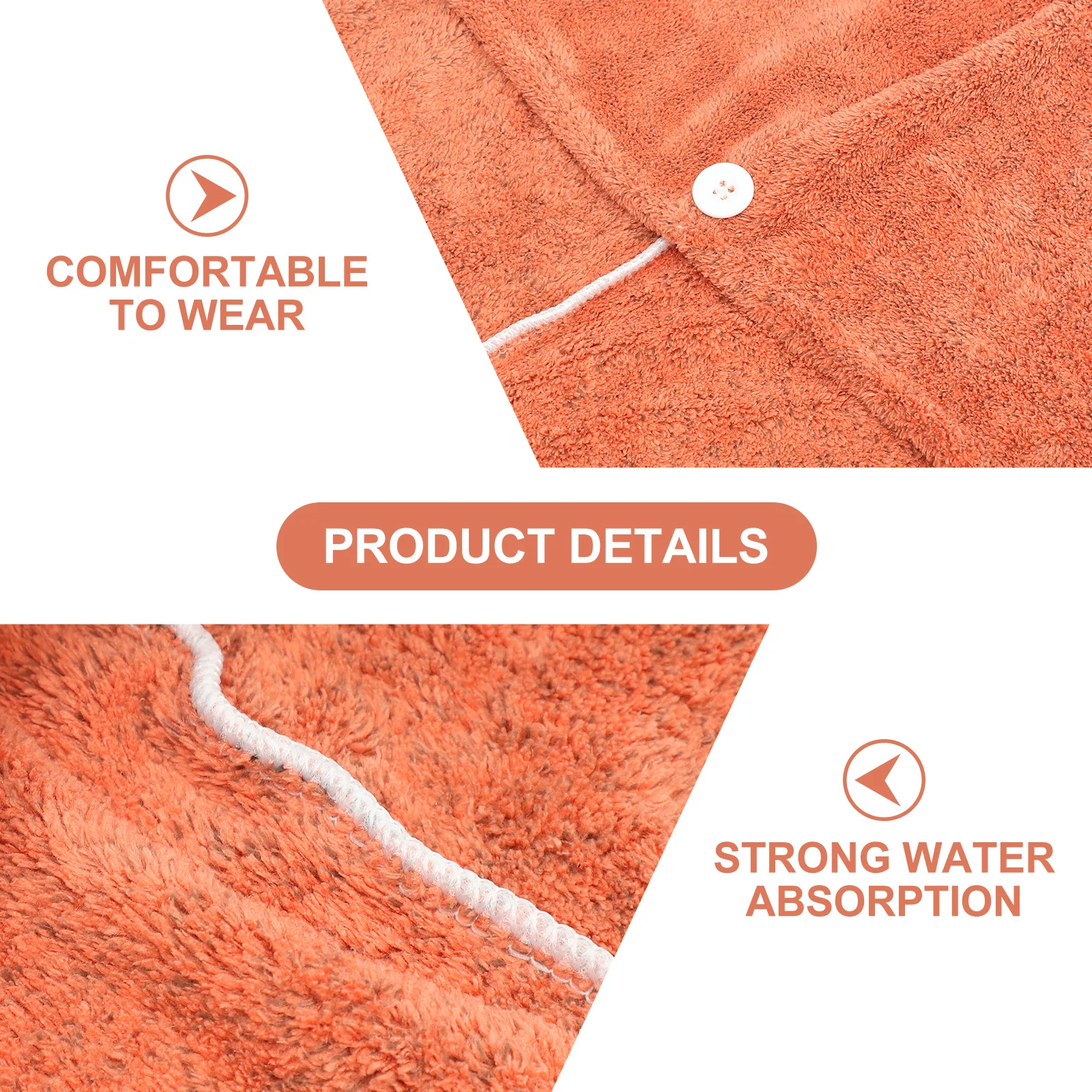 2Pcs Hair Drying Towels Absorbent Quick Dry Wraps Lightweight Hair Turban for Women Spa Travel Salon Pool Head Towels
2Pcs Hair Drying Towels Absorbent Quick Dry Wraps Lightweight Hair Turban for Women Spa Travel Salon Pool Head Towels