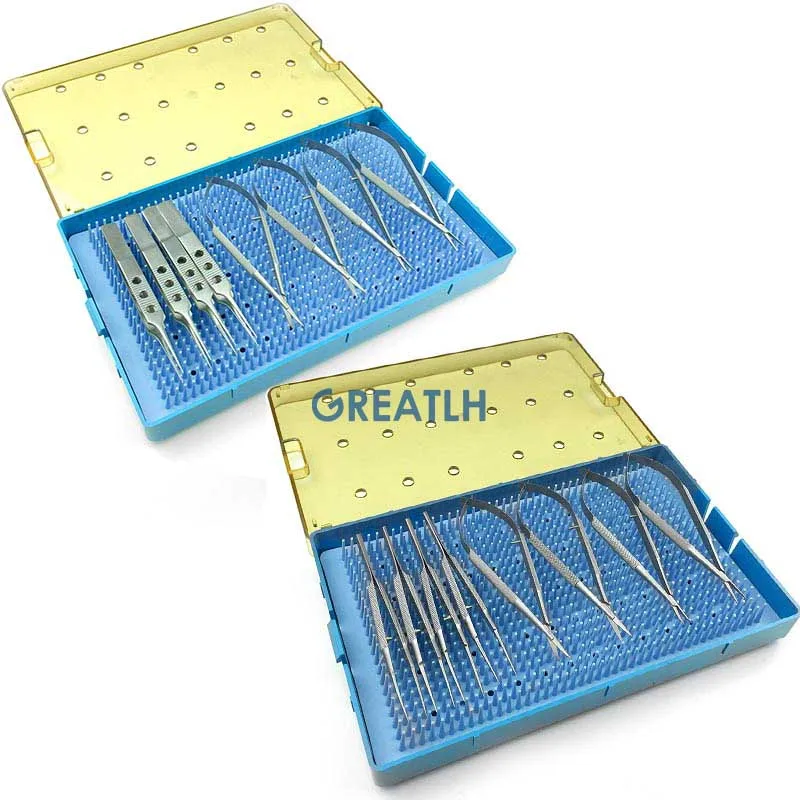 Stainless Steel Scissors Striaght Curved Needle Holder Ophthalmic Tools Set Ophthalmic Instrument 8pcs/set
Stainless Steel Scissors Striaght Curved Needle Holder Ophthalmic Tools Set Ophthalmic Instrument 8pcs/set