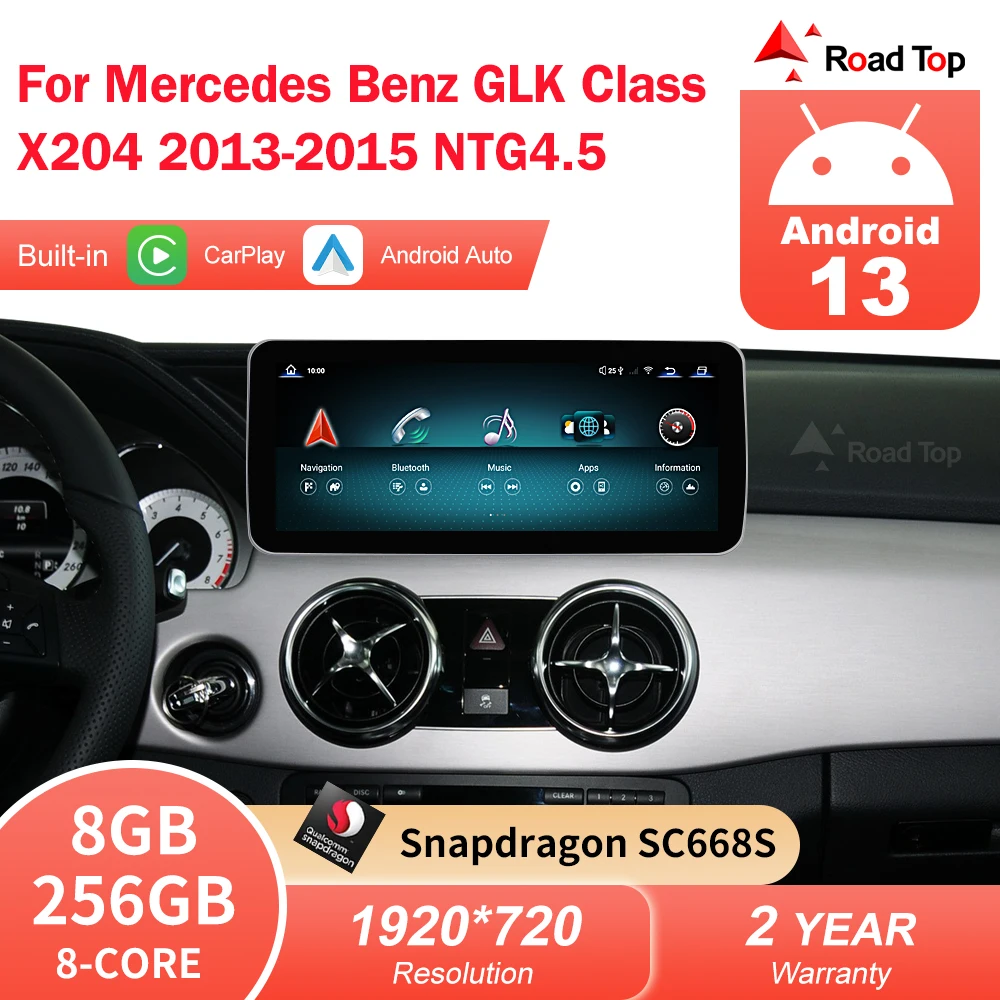 Сенсорный экран Android 13 для Mercedes Benz GLK Class X204 2013-2015, автомобильный радиоприемник, мультимедийный плеер, GPS-навигация, Wi-Fi 4G Carplay
Сенсорный экран Android 13 для Mercedes Benz GLK Class X204 2013-2015, автомобильный радиоприемник, мультимедийный плеер, GPS-навигация, Wi-Fi 4G Carplay