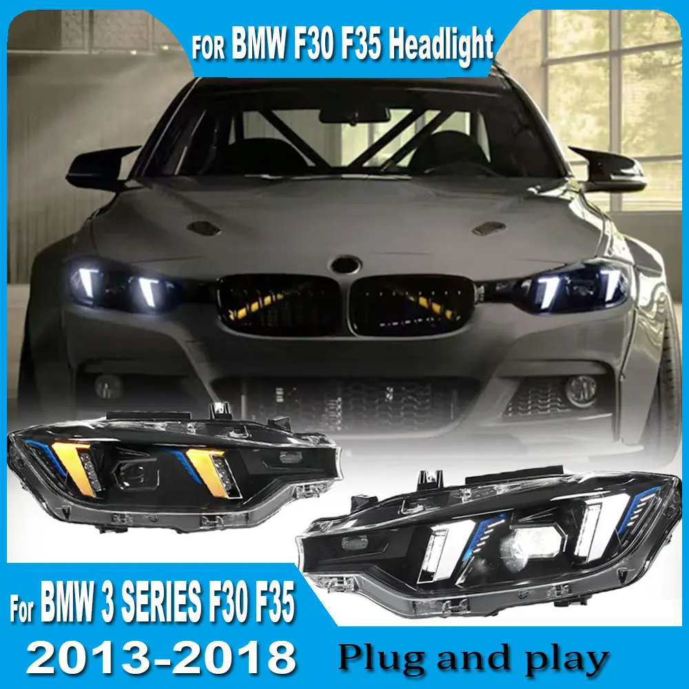 Car Headlights for BMW F30 Full LED front Headlights 2013-2018 LED DRL Dual Projector Automotive Accessories Plug and play
Car Headlights for BMW F30 Full LED front Headlights 2013-2018 LED DRL Dual Projector Automotive Accessories Plug and play