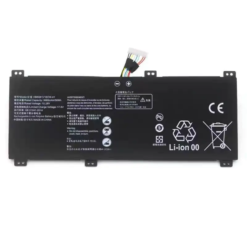 HB6081V1ECW-41 Аккумулятор для ноутбука Huawei MagicBook Pro 2020 10210U Honor V700 MateBook D 16 HBL-W19 W29 HLY-W19RP 15,28 В 56 Втч
HB6081V1ECW-41 Аккумулятор для ноутбука Huawei MagicBook Pro 2020 10210U Honor V700 MateBook D 16 HBL-W19 W29 HLY-W19RP 15,28 В 56 Втч