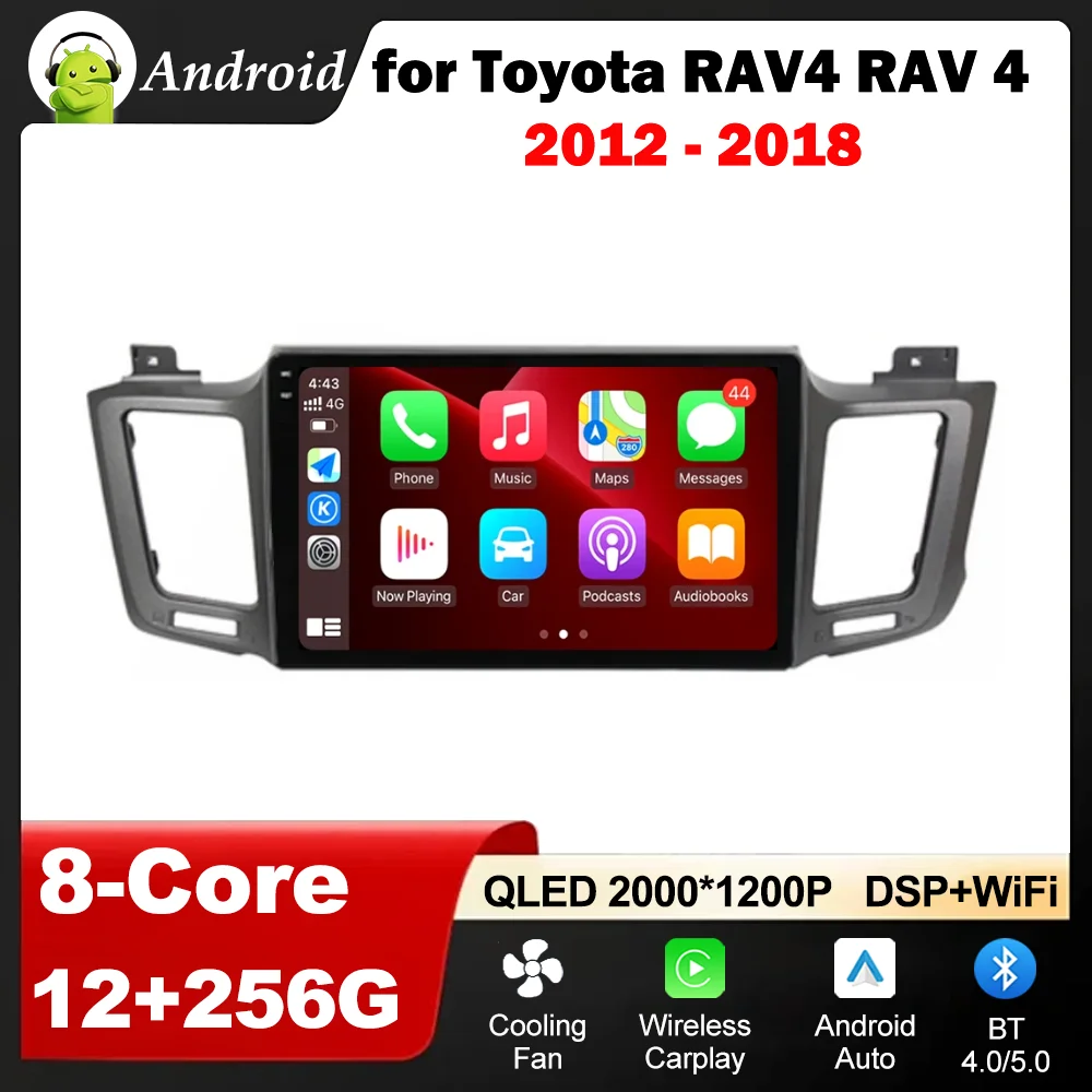 10.1 inch for Toyota RAV4 RAV 4 2012 - 2018 Car Radio Video Mulltmedia Player GPS Android OS Carplay WiFi DSP Stereo HD Screen
10.1 inch for Toyota RAV4 RAV 4 2012 - 2018 Car Radio Video Mulltmedia Player GPS Android OS Carplay WiFi DSP Stereo HD Screen