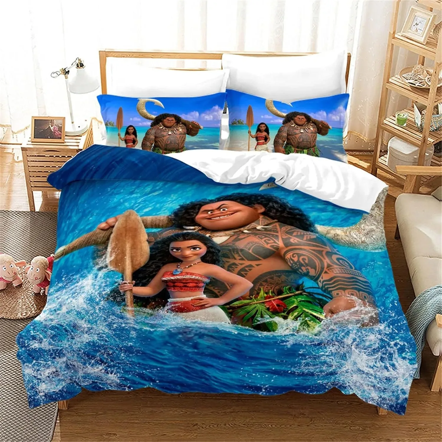 Disney Cartoon Moana 3D Printed Bedding Set Teenagers Children Duvet Cover Set Soft Comforter Cover With Quilt Cover Pillowcase
Disney Cartoon Moana 3D Printed Bedding Set Teenagers Children Duvet Cover Set Soft Comforter Cover With Quilt Cover Pillowcase