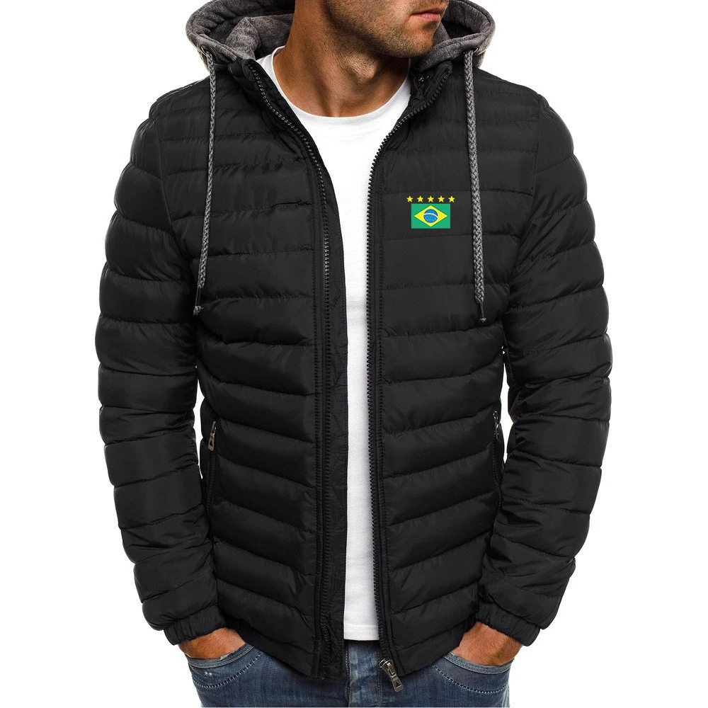 Brazilian flag star logo Men's fleece-lined winter coats in seven colors are suitable for the winter season jacket hoodies
Brazilian flag star logo Men's fleece-lined winter coats in seven colors are suitable for the winter season jacket hoodies