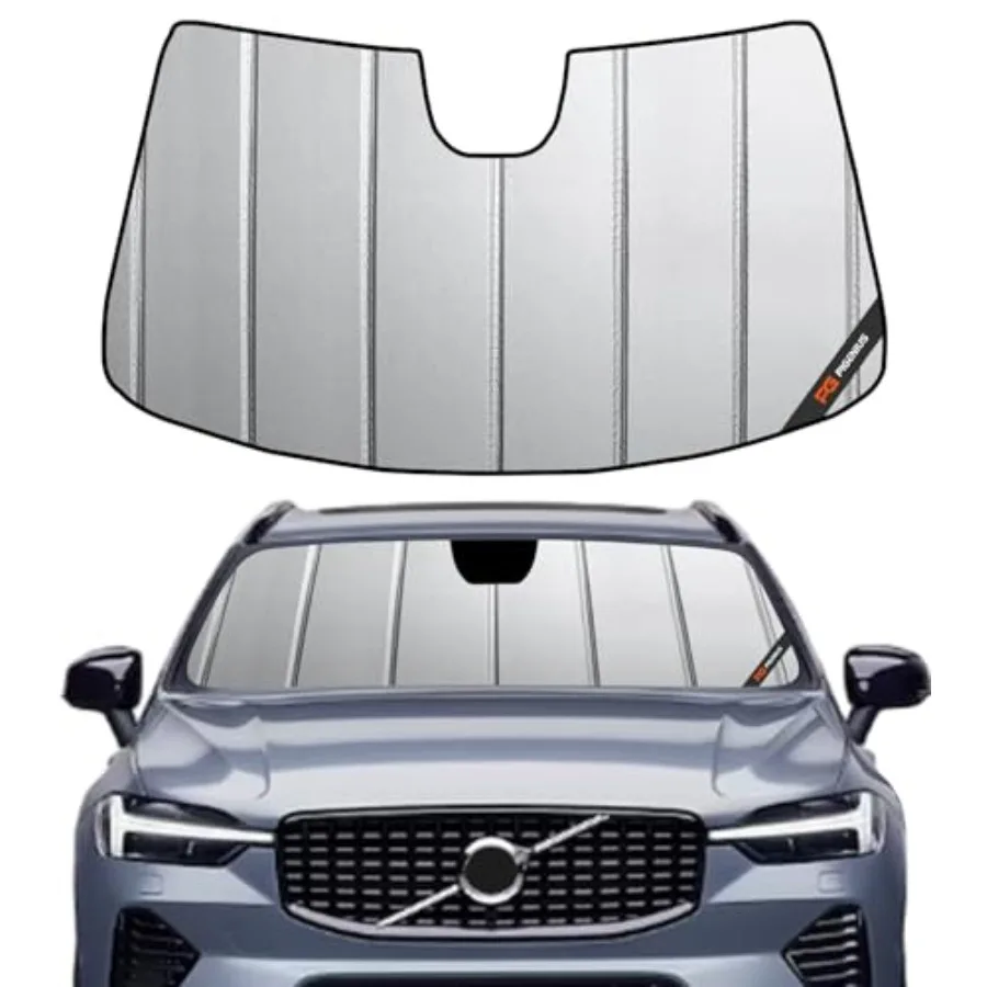Windshield Sun Shade for Volvo XC60 2018-2026 Custom Front Window Sunshade - Safeguard UV-blocking polyester fabric black folda
Windshield Sun Shade for Volvo XC60 2018-2026 Custom Front Window Sunshade - Safeguard UV-blocking polyester fabric black folda