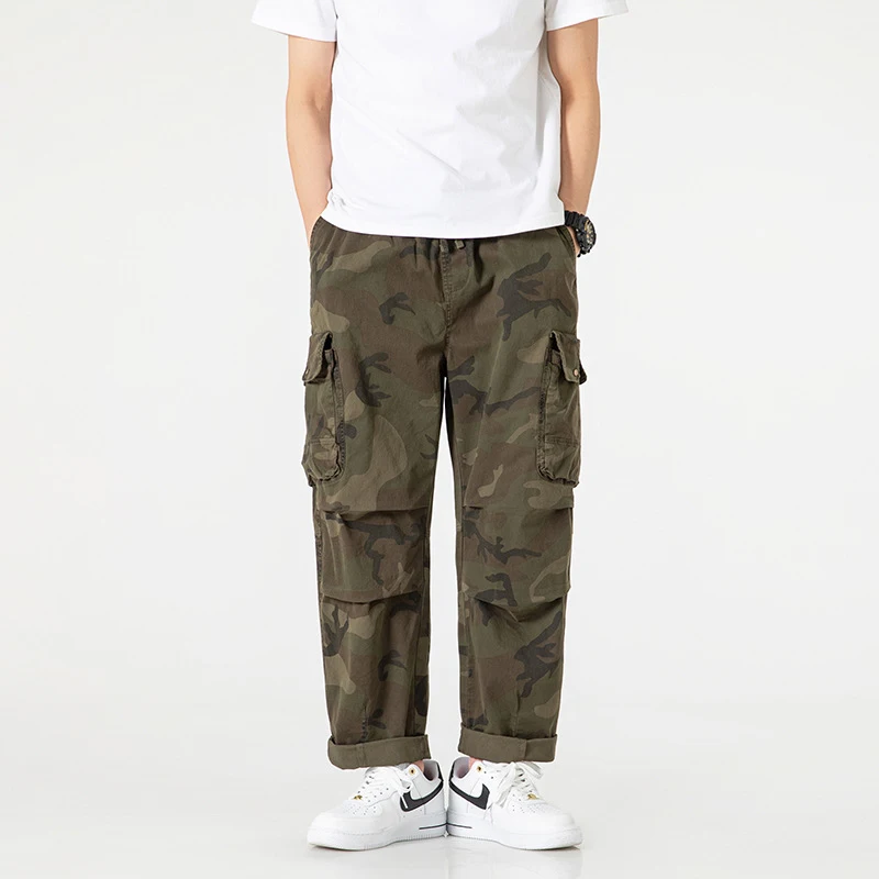 Camouflage Workwear Pants Men's Summer Outdoor Loose Style Multi-Pocket Casual Straight Leg Trend in Workwear
Camouflage Workwear Pants Men's Summer Outdoor Loose Style Multi-Pocket Casual Straight Leg Trend in Workwear