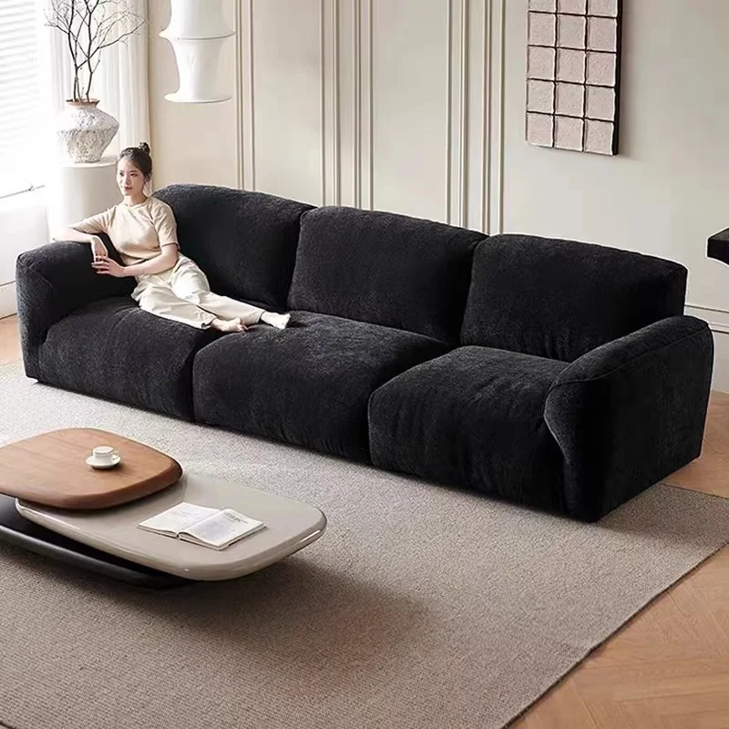 French Living Room Couch Straight Down Black Fabric Velvet Nordic Cloud Lounge Sofas Puffs Double Floor Divano Letto Furniture
French Living Room Couch Straight Down Black Fabric Velvet Nordic Cloud Lounge Sofas Puffs Double Floor Divano Letto Furniture