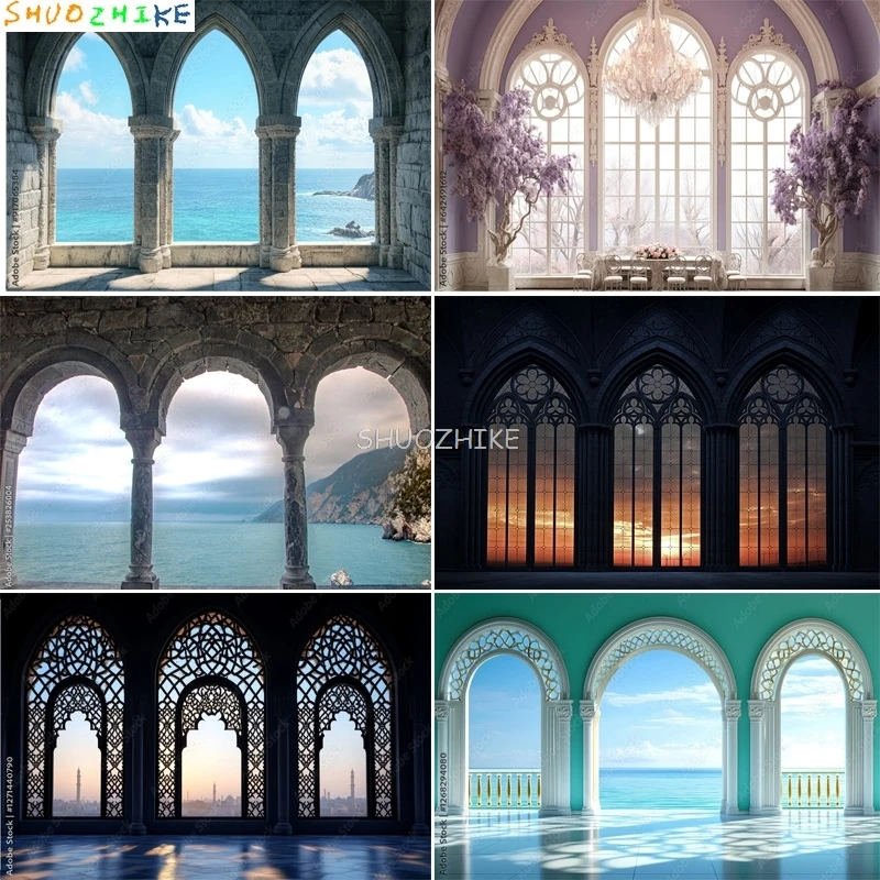 Baroque Opulent Palace Interior Photography Backdrops Castle Hall Golden Chandeliers Sea View Weddings Photo Background YT-01
Baroque Opulent Palace Interior Photography Backdrops Castle Hall Golden Chandeliers Sea View Weddings Photo Background YT-01