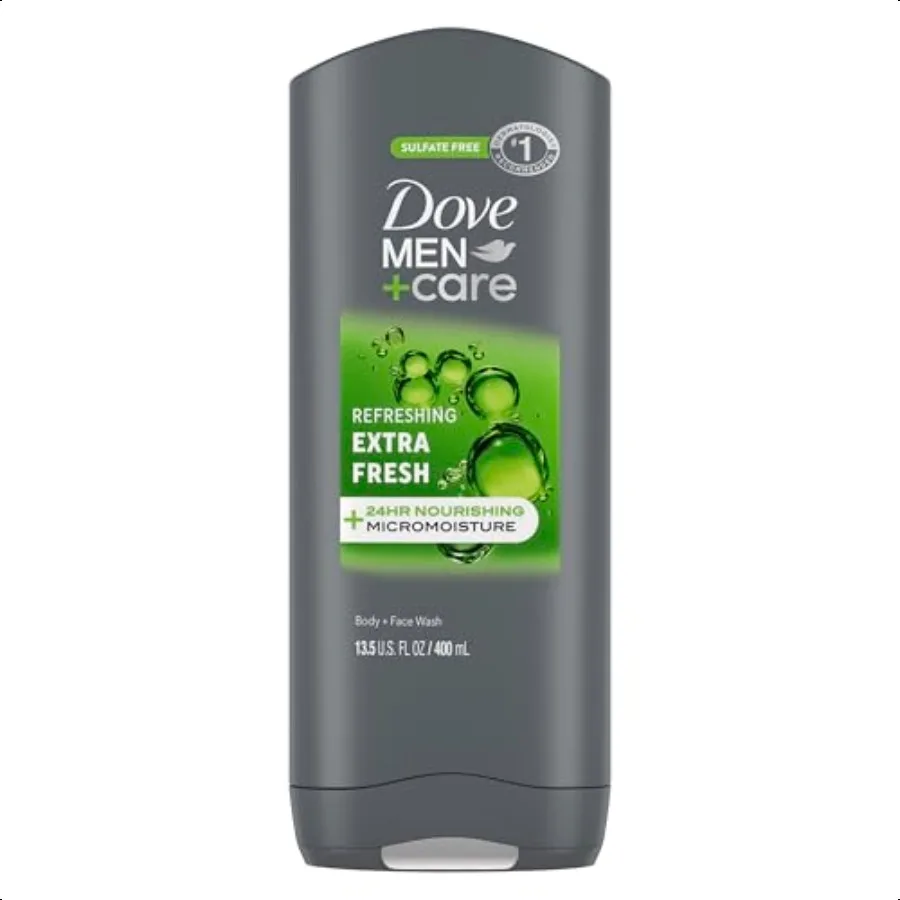 DOVE MEN + CARE Body and Face Wash Refreshing Extra Fresh Body Wash for Men with 24Hour Nourishing Micromoisture Technology 13.
DOVE MEN + CARE Body and Face Wash Refreshing Extra Fresh Body Wash for Men with 24Hour Nourishing Micromoisture Technology 13.