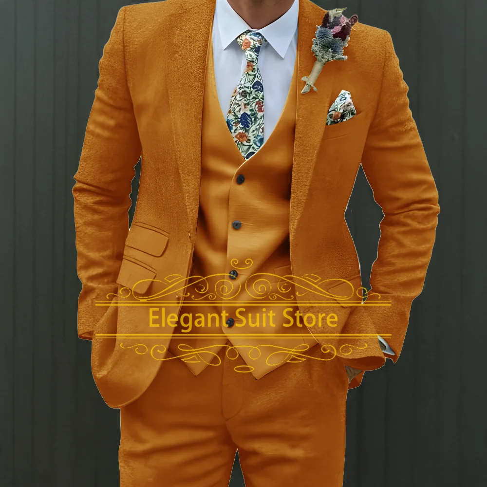 Men's Suits 3 Pcs Jacket Pants Vest Luxury Elegant Wedding Blazer Slim Fit Costume Homme Formal Party Male Clothing
Men's Suits 3 Pcs Jacket Pants Vest Luxury Elegant Wedding Blazer Slim Fit Costume Homme Formal Party Male Clothing