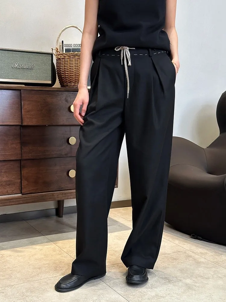 Женские повседневные брюки прямого кроя однотонные, простые, универсальные, стройнящие, для работы и на каждый день, весенняя новинка
Женские повседневные брюки прямого кроя однотонные, простые, универсальные, стройнящие, для работы и на каждый день, весенняя новинка