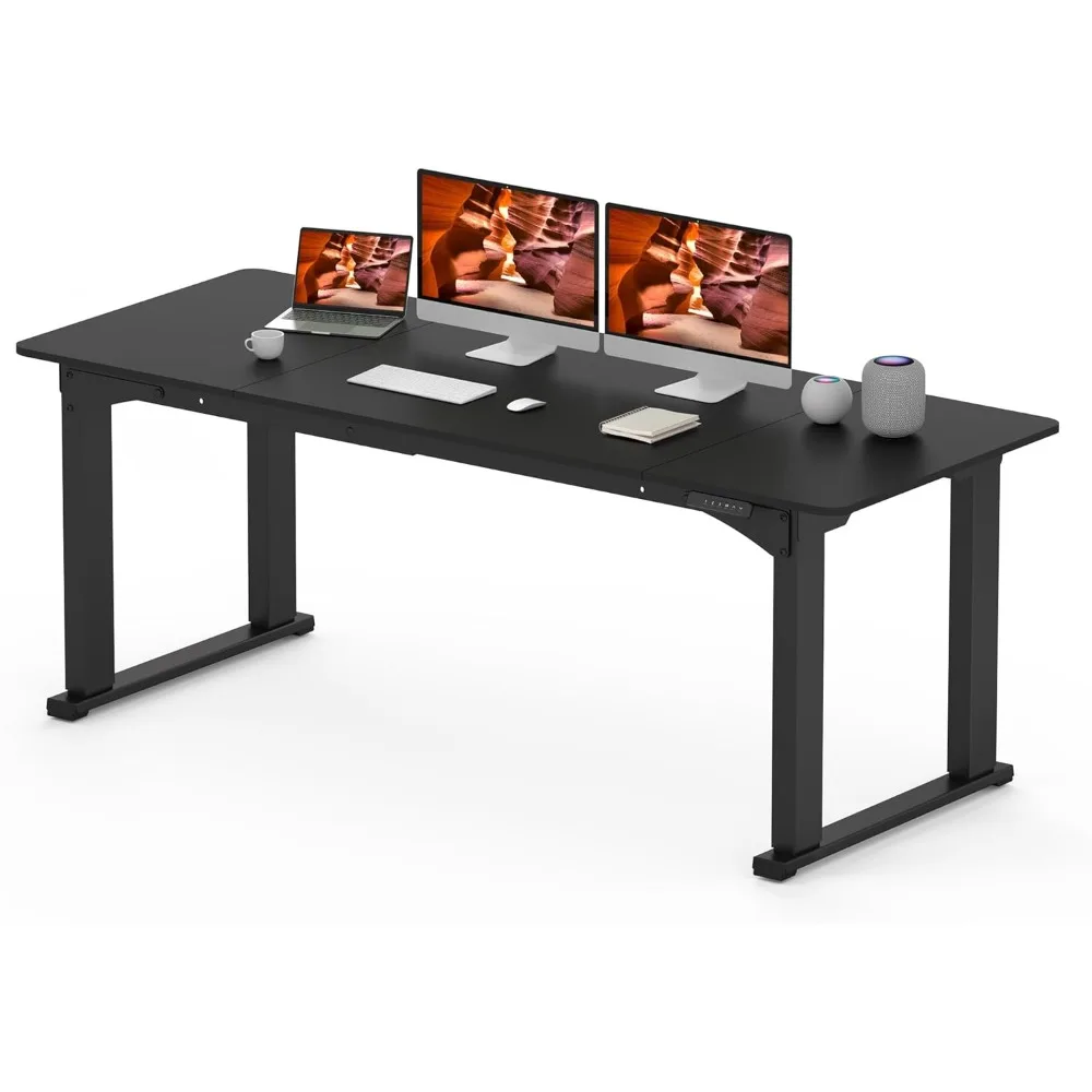 4 Legs Standing Desk, Large 79x31 Inches Electric Adjustable Height Desk with Splice Board, Stand Up Desk Home Office Computer W
4 Legs Standing Desk, Large 79x31 Inches Electric Adjustable Height Desk with Splice Board, Stand Up Desk Home Office Computer W