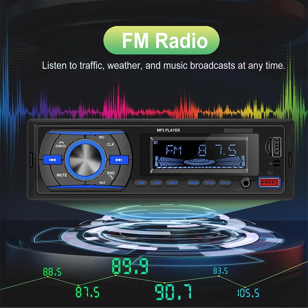 Car Mp3 Player Bluetooth-compatible Location Finder U Disk Power Amplifier Radio With Remote Control Dropshipping
Car Mp3 Player Bluetooth-compatible Location Finder U Disk Power Amplifier Radio With Remote Control Dropshipping