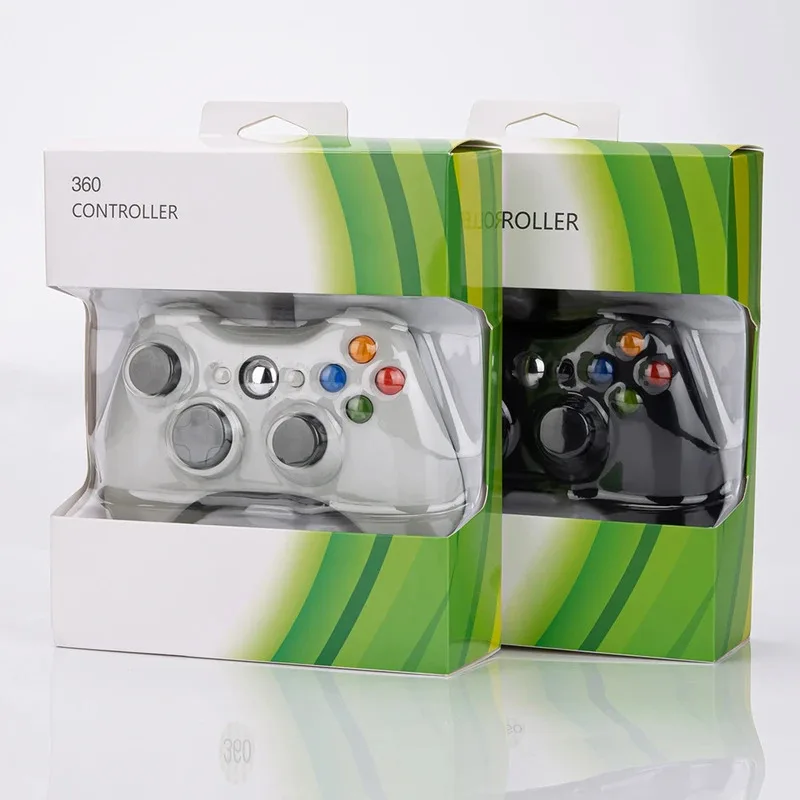 Wireless/Wired Xbox 360 Game Controller with Dual Vibration & Turbo - Compatible with Xbox 360/Slim and PC Windows, Ergonomic
Wireless/Wired Xbox 360 Game Controller with Dual Vibration & Turbo - Compatible with Xbox 360/Slim and PC Windows, Ergonomic