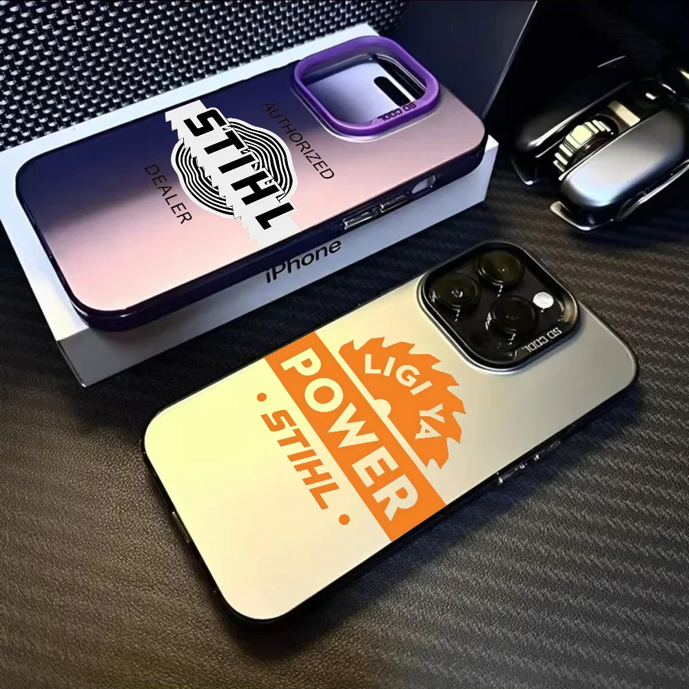 Machine Tool S-StiHLs Logo Phone Case For IPhone 16 15 14 13 12 11 Pro Max Black Purple Matte Laser Metallic Aurora Funda
Machine Tool S-StiHLs Logo Phone Case For IPhone 16 15 14 13 12 11 Pro Max Black Purple Matte Laser Metallic Aurora Funda