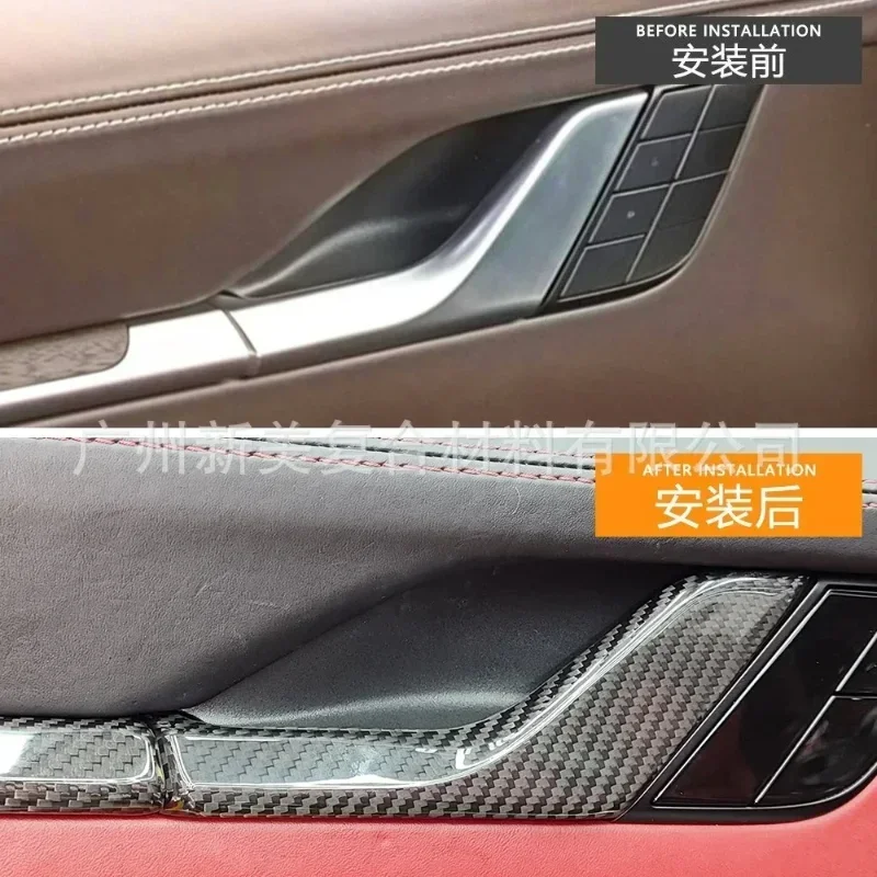 For Porsche 911 992 Real Dry Carbon Fiber 2019-2025 Interior Decoration Glossy Door Black Handle Cover Modification Accessories
For Porsche 911 992 Real Dry Carbon Fiber 2019-2025 Interior Decoration Glossy Door Black Handle Cover Modification Accessories