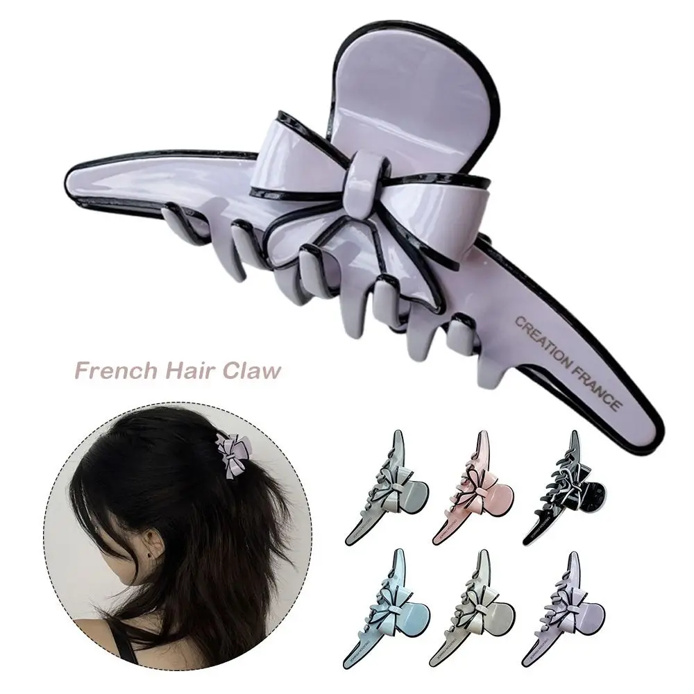 High-end Design French Hair Claw Butterfly Shape Large Size Double-sided Bow Clip Paris Design Tiara Style Non-slip Hair Clip
High-end Design French Hair Claw Butterfly Shape Large Size Double-sided Bow Clip Paris Design Tiara Style Non-slip Hair Clip