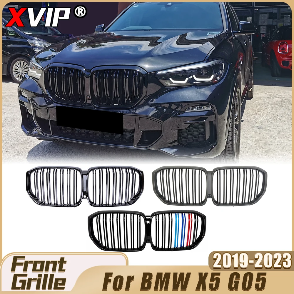 XVIP Front Glossy Black Double Line Style Racing Grille M-Color Bumper Grille Matte Black Upper Grille For BMW X5 G05 2019-2023
XVIP Front Glossy Black Double Line Style Racing Grille M-Color Bumper Grille Matte Black Upper Grille For BMW X5 G05 2019-2023