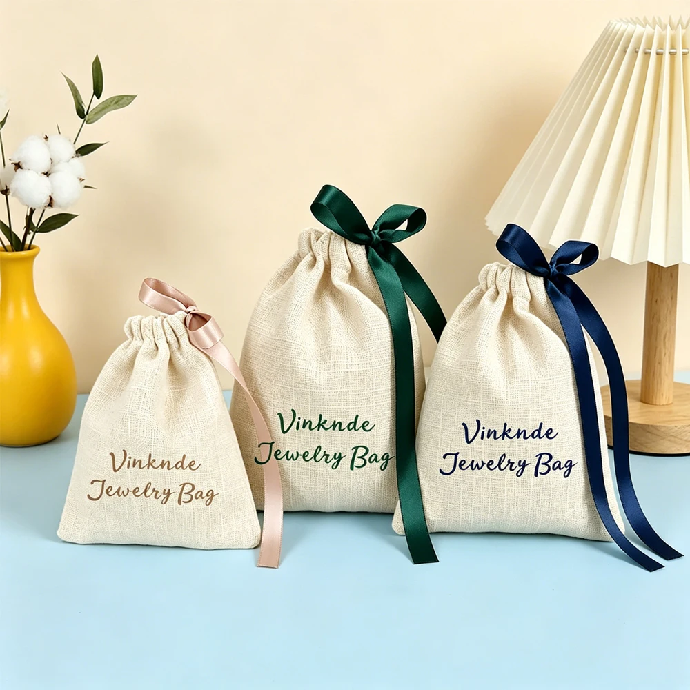 50Pcs Personalized Logo Jewelry Drawstring Muslin Bamboo Cotton Bag Jewellery Gift Packaging Pouch Wig Cosmetic Perfume Pocket
50Pcs Personalized Logo Jewelry Drawstring Muslin Bamboo Cotton Bag Jewellery Gift Packaging Pouch Wig Cosmetic Perfume Pocket