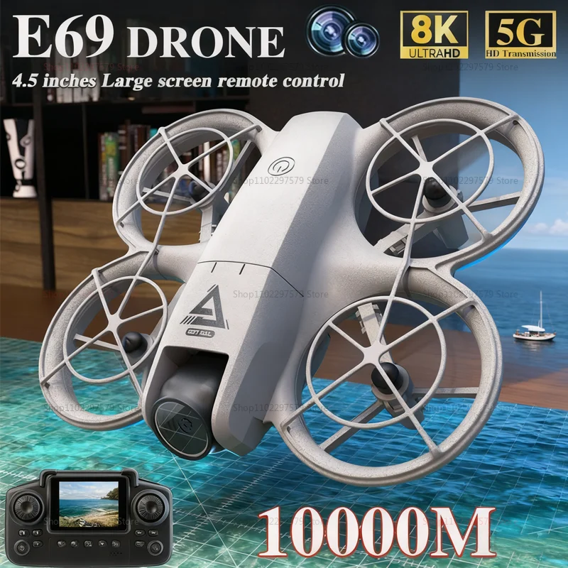 Новый E69 RC Мини Дрон 8K HD Камера WiFi FPV Квадрокоптер с дистанционным управлением Предотвращение препятствий Игрушки для мальчиков Дрон для подарков на день рождения
Новый E69 RC Мини Дрон 8K HD Камера WiFi FPV Квадрокоптер с дистанционным управлением Предотвращение препятствий Игрушки для мальчиков Дрон для подарков на день рождения
