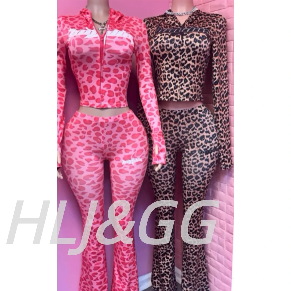 HLJ&GG Y2K Fashion Leopard Letter Print Skinny Pants Two Piece Sets Women Zipper Long Sleeve Crop Top + Pants Outfits Streetwear
HLJ&GG Y2K Fashion Leopard Letter Print Skinny Pants Two Piece Sets Women Zipper Long Sleeve Crop Top + Pants Outfits Streetwear