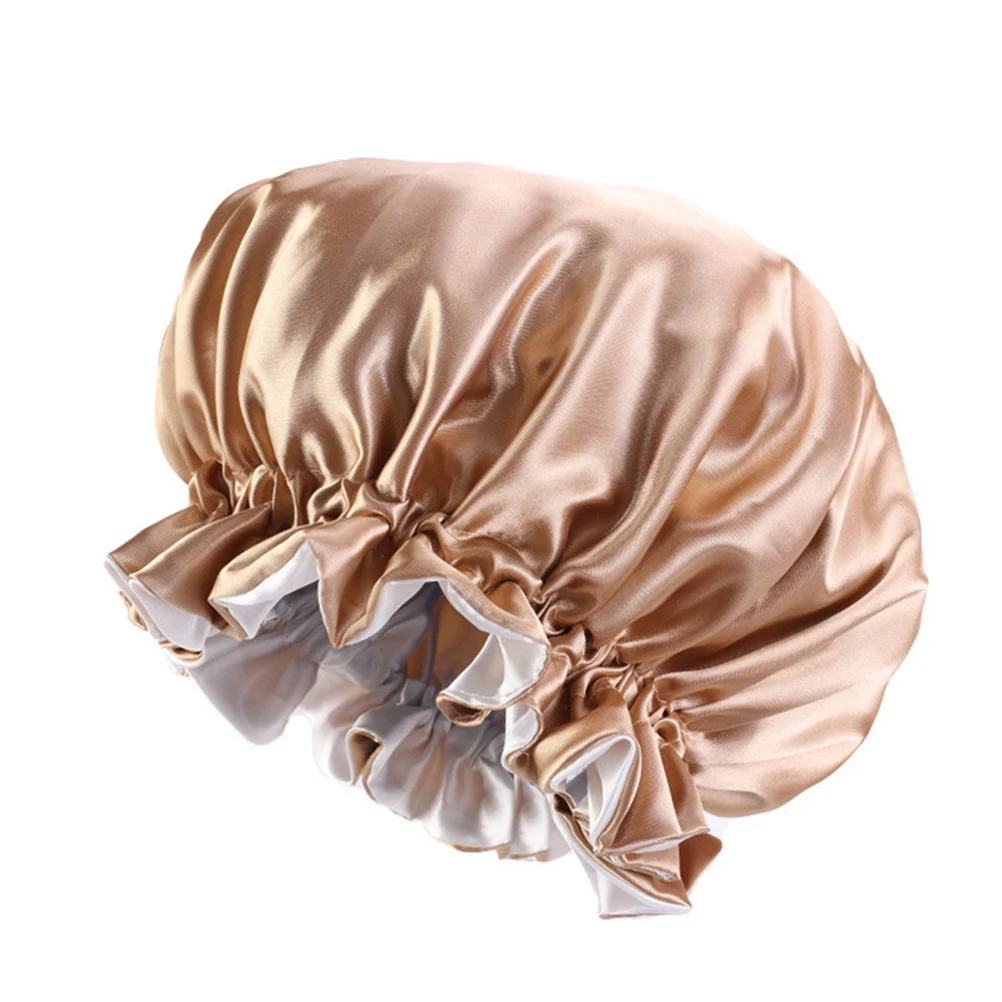 3 pcs Satin Sleep Cap Wide-Brimmed Hair Protector For Women Double-Sided Sleeping Bonnet One Size Fits All Travel Home Chemo Hat 
3 pcs Satin Sleep Cap Wide-Brimmed Hair Protector For Women Double-Sided Sleeping Bonnet One Size Fits All Travel Home Chemo Hat