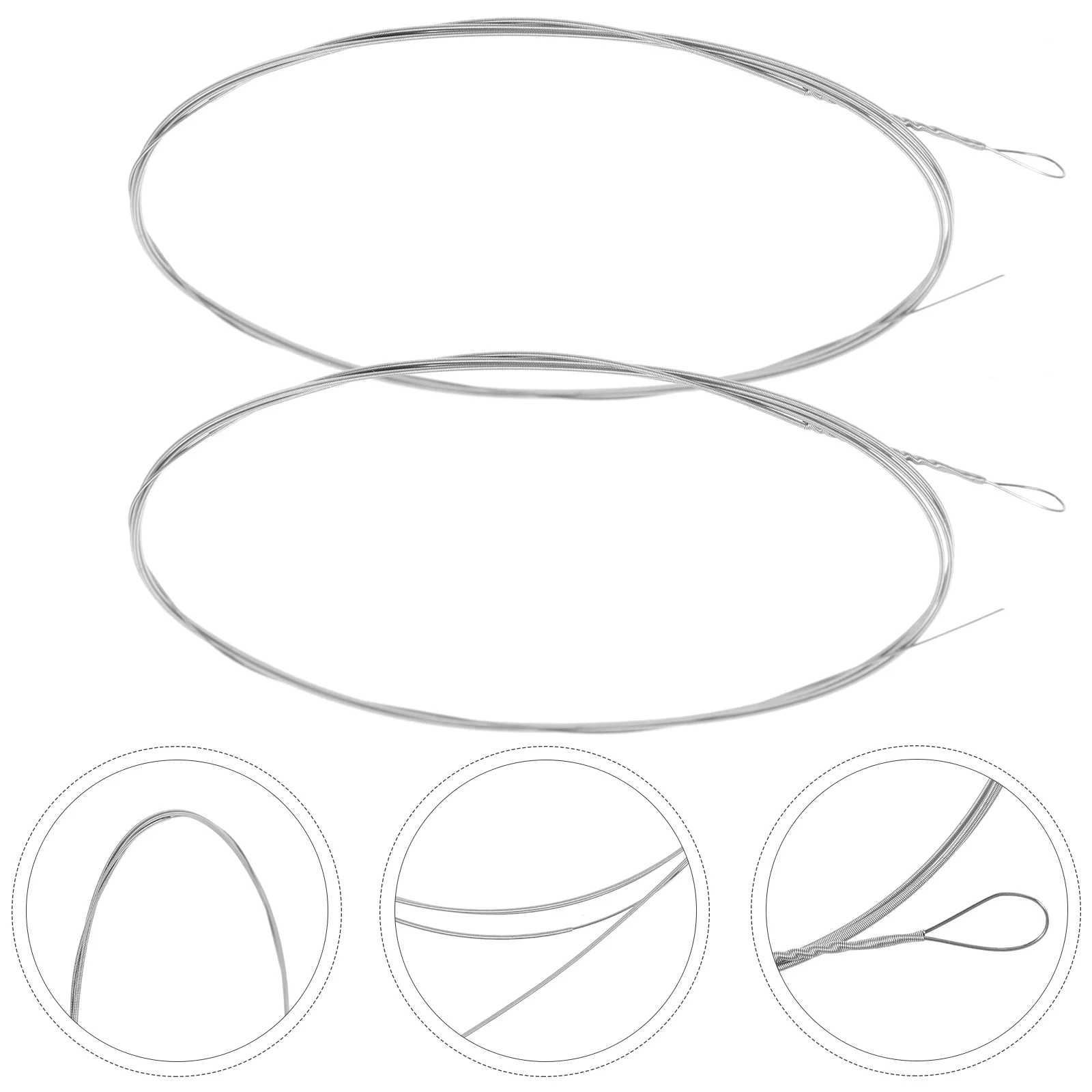 2Pcs Dulcimer Replacement Strings Steel Core Excellent Sound Clarity Lightweight Easy to Install for All Dulcimers
2Pcs Dulcimer Replacement Strings Steel Core Excellent Sound Clarity Lightweight Easy to Install for All Dulcimers