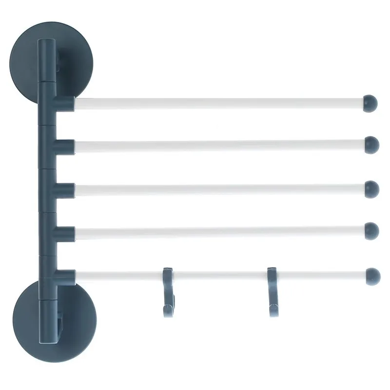Towel rack, non perforated rotating towel pole, bathroom multi-layer clothes storage rack, hanging pole
Towel rack, non perforated rotating towel pole, bathroom multi-layer clothes storage rack, hanging pole