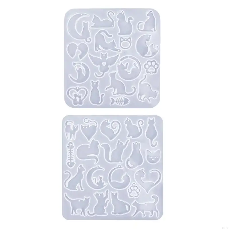 652F Flexible Silicone Molds Earrings Molds Cats Themed Pendants Molds Keychain Moulds Perfect Gift for Handmade Enthusiasts
652F Flexible Silicone Molds Earrings Molds Cats Themed Pendants Molds Keychain Moulds Perfect Gift for Handmade Enthusiasts