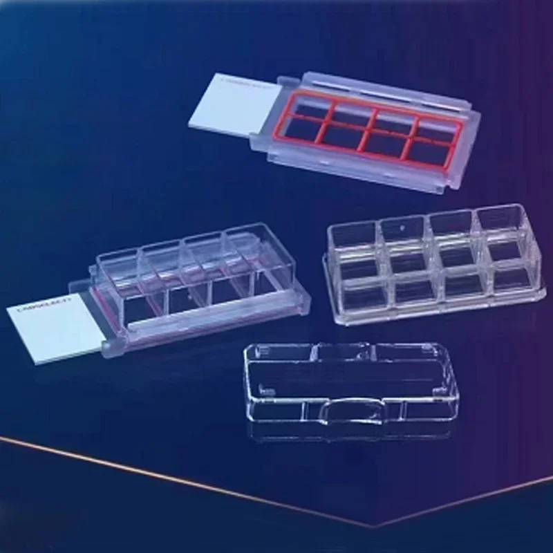 12pcs LABSELECT Chamber Slides (4 Wells, TC Treated) Laboratory Cell Imaging Consumables Cell Chamber Lids Culture Chamber Clips
12pcs LABSELECT Chamber Slides (4 Wells, TC Treated) Laboratory Cell Imaging Consumables Cell Chamber Lids Culture Chamber Clips